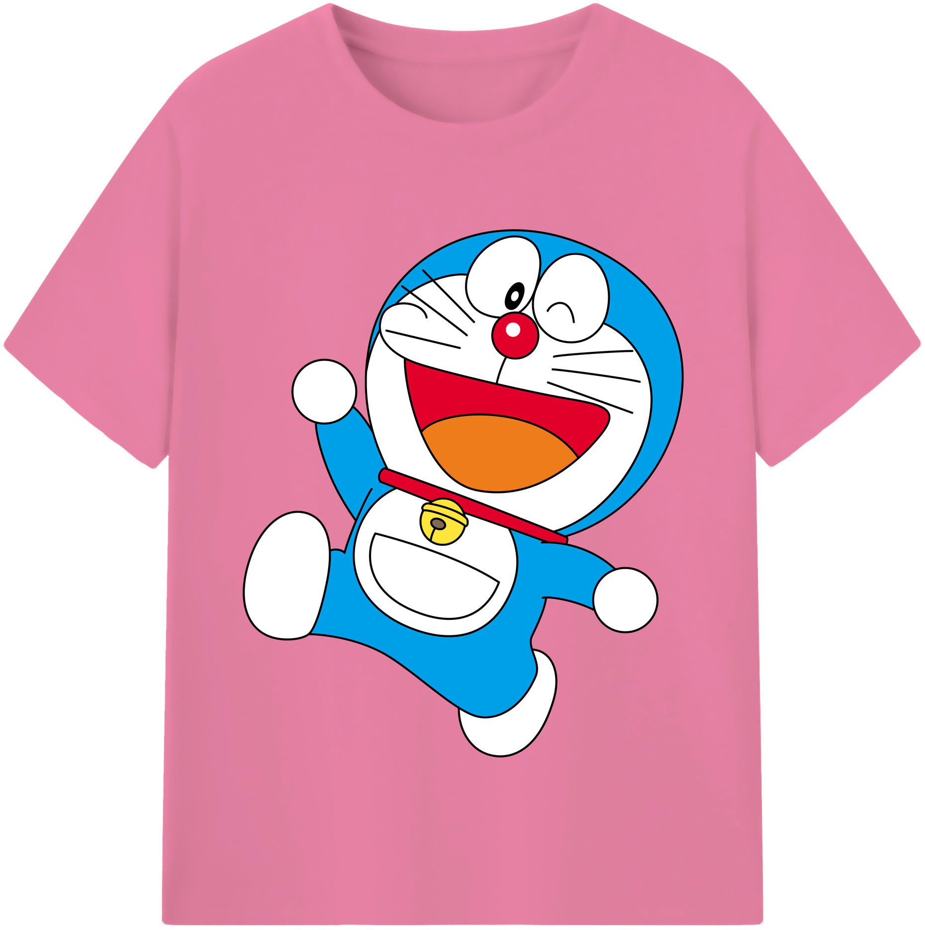 （画像用） ドラえもん Doraemon 綿100％半袖Tシャツ（フロントプリント）